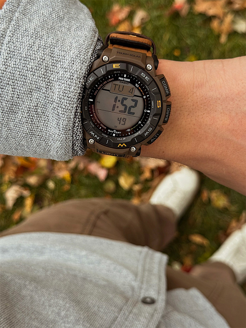 Casio Pro Trek PRG-340L-5E — стильные и функциональные