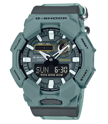 Редкие G-Shock GA-010CE-2A на текстильном ремешке