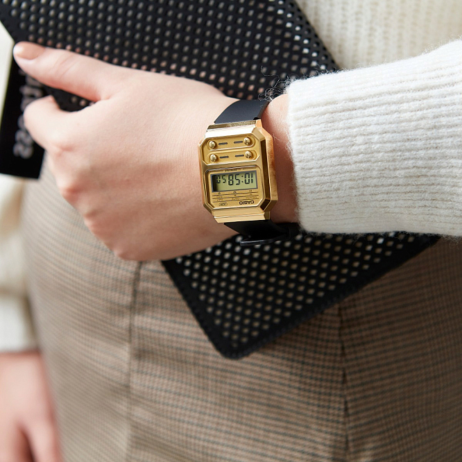 Casio A100WEFG-9A релиз винтажной унисекс модели
