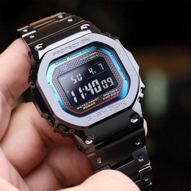 G-Shock GMW-B5000BPC-1E — стальная олдскул лимитка