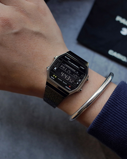 Редкая коллаба Casio X PacMan ABL-100WEPC-1B