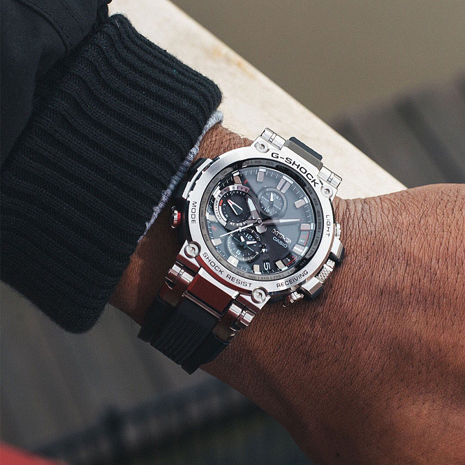 Фотообзор премиальных G-Shock MTG-B1000-1A 