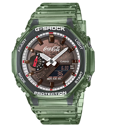 G-Shock GA-2100CC-3A — редкая коллаба G-Shock x Coca Cola