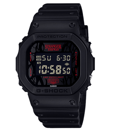 Коллаба Casio x Stranger Things — модель DW-5600STT-1E