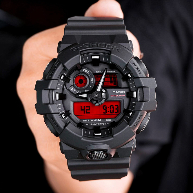 Релиз модели G-Shock GA-700BBR-1A уже в России