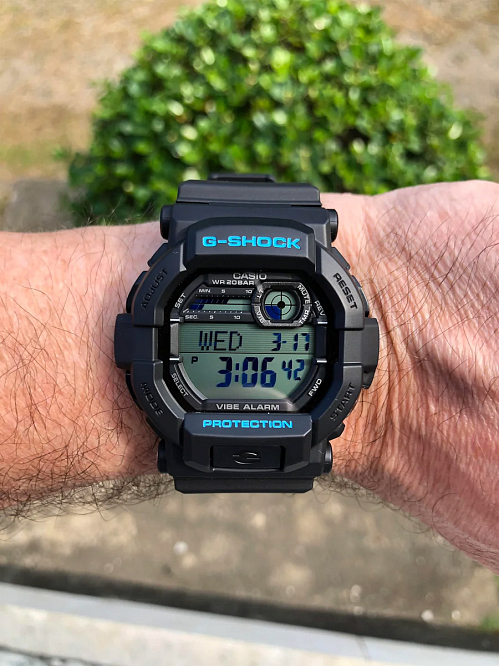 Цифровые G-Shock GD-350-1C с вибро будильником