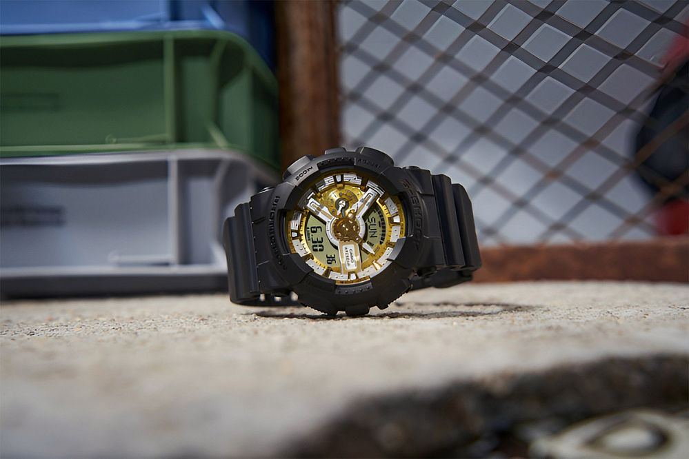 Горячий релиз модели Casio G-Shock GA-110CD-1A9 в "золоте"