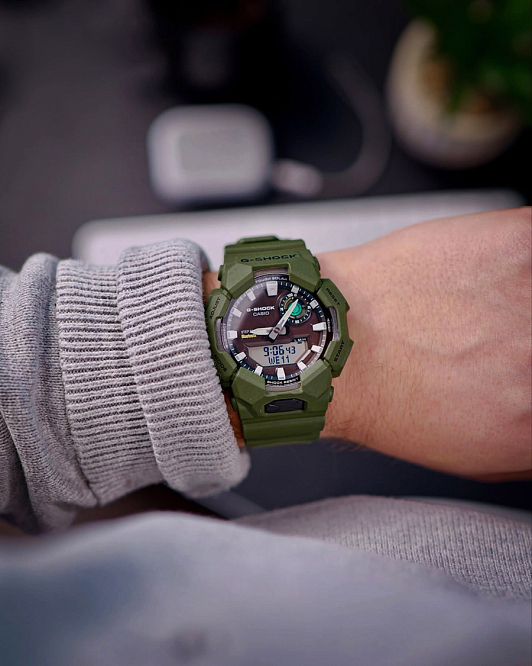G-Shock GA-B010-3A в милитари стиле с шагомером