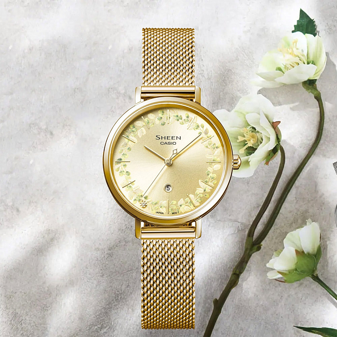 Свежий релиз Casio Sheen SHE-4539FGM-9A