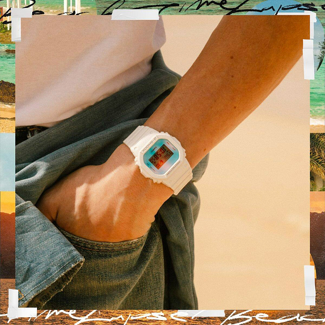 Редкие Casio G-Shock DW-5600TL-7E и летний рассвет