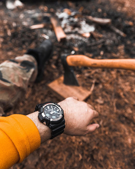 Популярные Casio G-Shock GAW-100-1A c Tough Solar