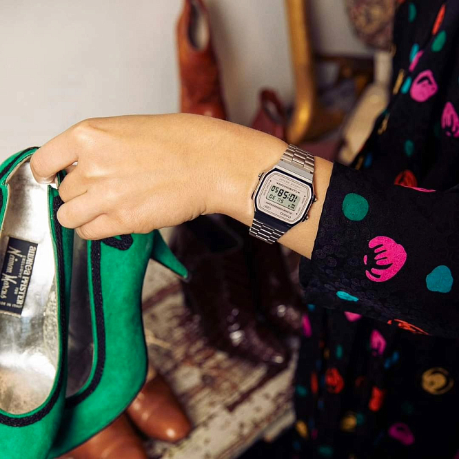 Винтажная унисекс новинка Casio A168WA-8A