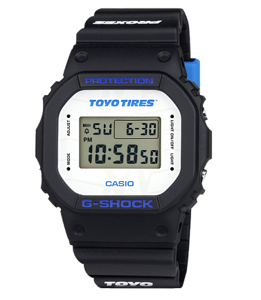 G-Shock x Toyo Tires редкая лимитка DW-5600TT25-1E