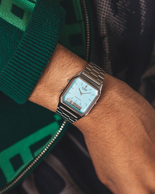 Унисекс часы Casio AQ-230A-2A2 в расцветке Tiffany