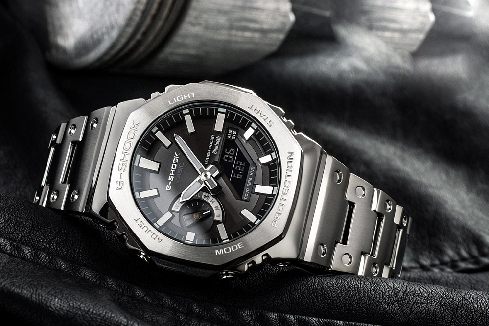 G-Shock GM-B2100SD-1A — топовый стальной октагон