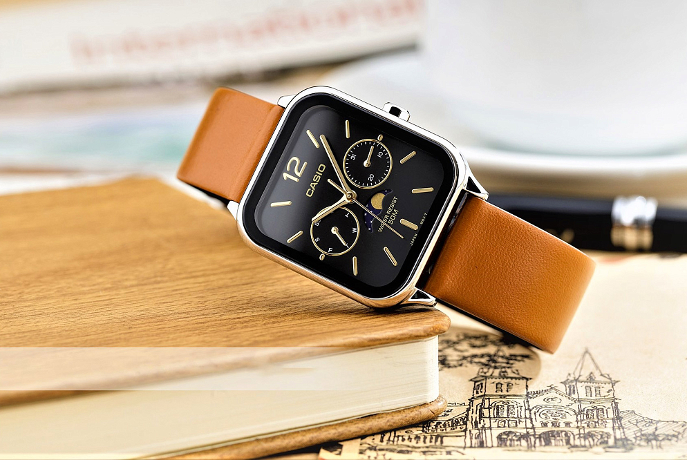 Харизматичные Casio MTP-M305L-1A с фазами Луны