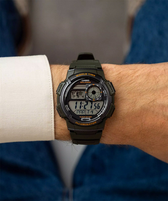 Цифровые Casio AE-1000W-3A на каждый день