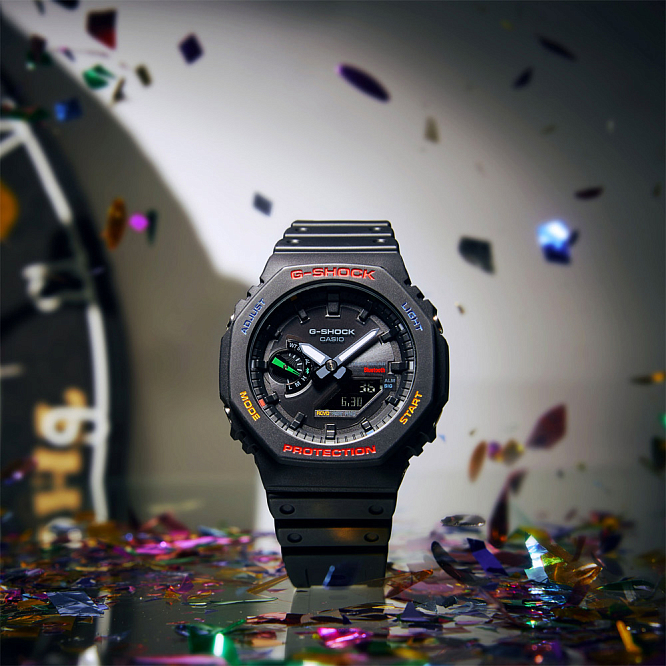 Релиз 3 ярких моделей Casio G-Shock GA-B2100FC с блютус